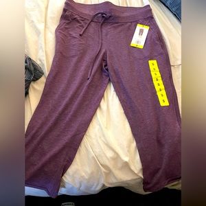 32 degrees plum cropped joggers very comfortable small